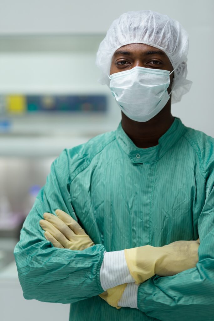 Lab Staff At Work In Pharmaceutical Laboratory